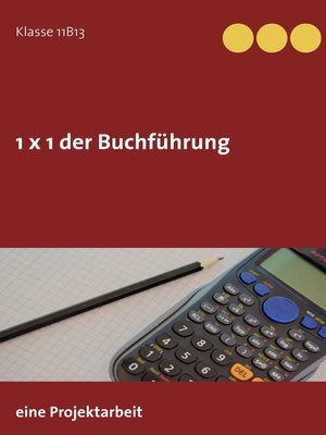 cover image of 1 x 1 der Buchführung